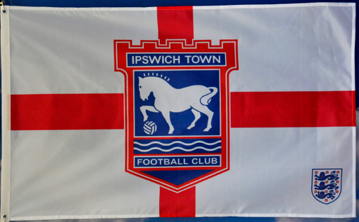 FANION WIMPEL PENNANT BANDERIN 9x11cm IPSWICH TOWN FC (england FANION WIMPEL PENNANT BANDERIN 9x11cm IPSWICH TOWN FC (england