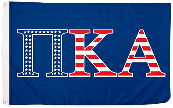 Pike Fraternity Flag 370x591 Pi Kappa Alpha Pike USA Pattern Letter Fraternity Flag-3x5 FT Banner-1 -  flagsshop