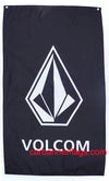 Volcom Flag-3x5FT Banner-100% polyester-Black