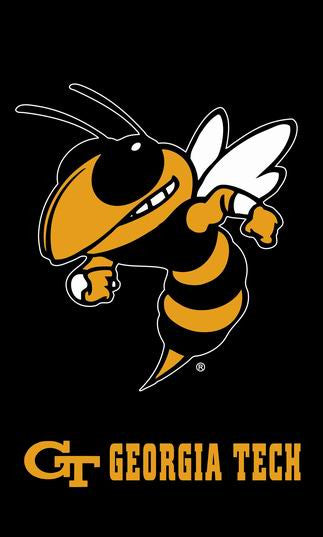 Georgia Tech Yellow Jackets banner 3x5FT NCAA Georgia Tech flag,100% polyester ,90*150CM