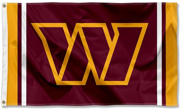 Washington Commanders Banners Washington Redskins Flag-3x5FT NFL Banner-100% polyester