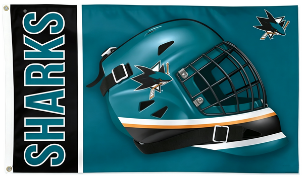 NHL San Jose Sharks Flag - 3x5FT San Jose Sharks Hockey Banner-100% polyester