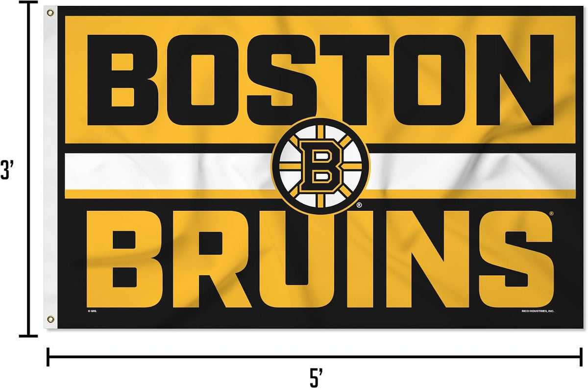 Boston Bruins Flag-3x5Ft  NHL Bruins Banner-100% polyester