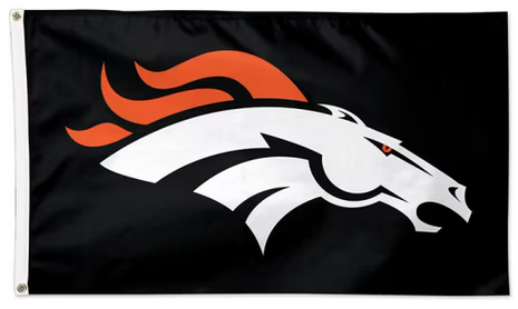 custom Denver Broncos Flag-3x5FT NFL Bronco Flag Banner-100% polyester-super bowl