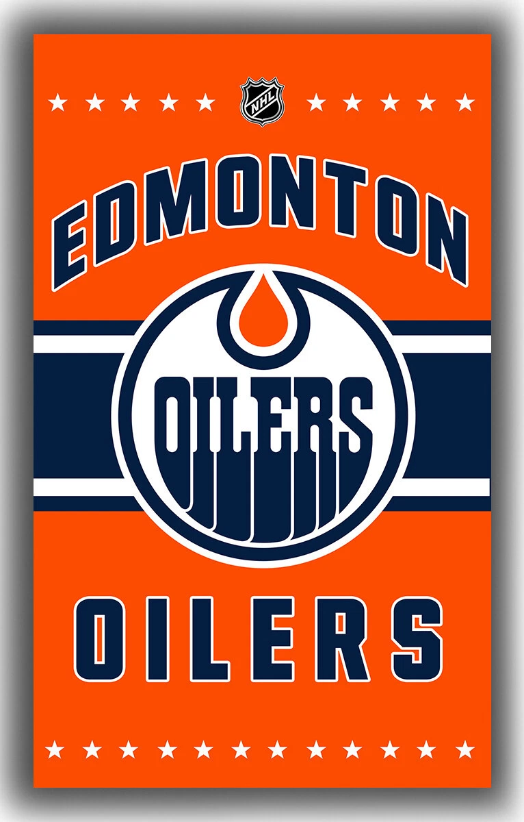 NHL Edmonton Oilers Flag-3x5FT Banner Of Edmonton Oilers -100% polyester
