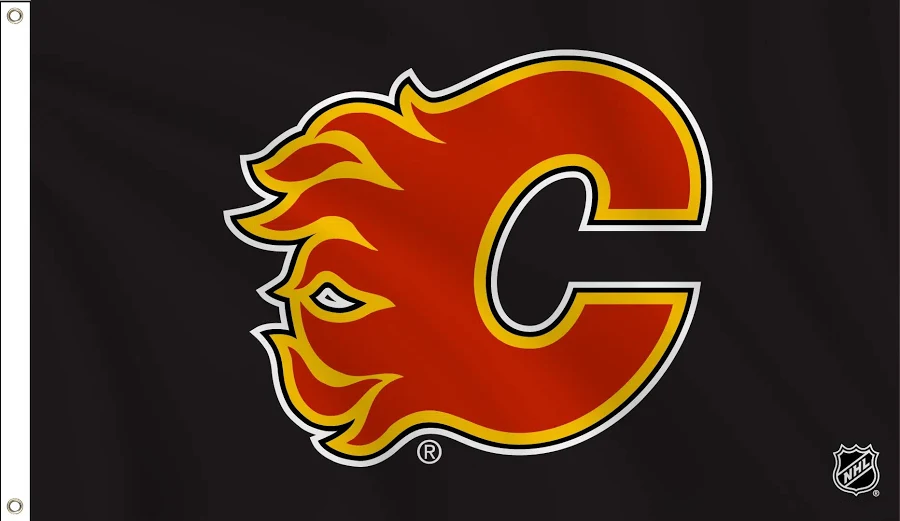 Calgary Flames Flag-3x5FT NHL Banner-100% polyester