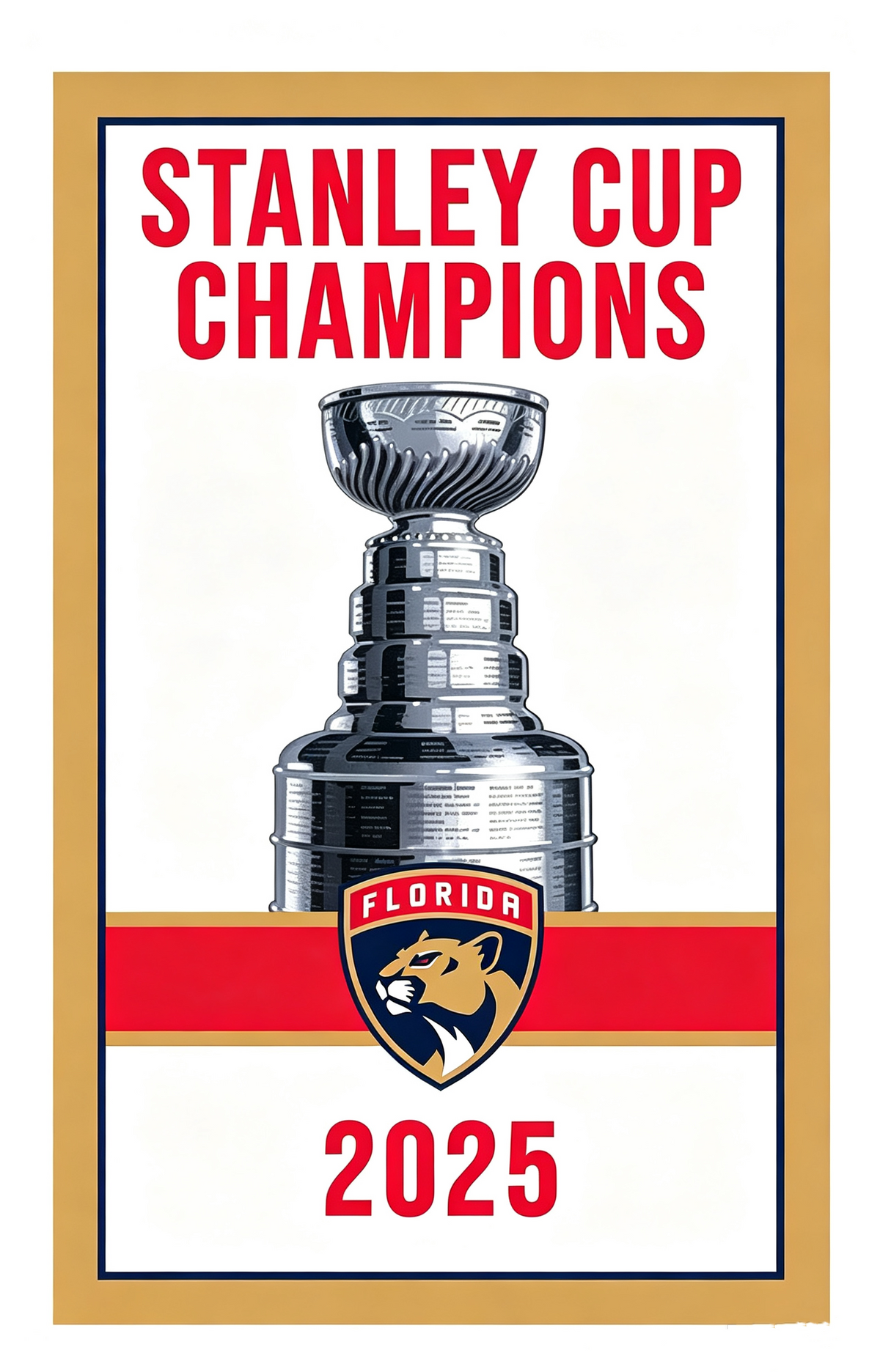 NHL Florida Panthers Flag-3x5FT Banner-100% polyester