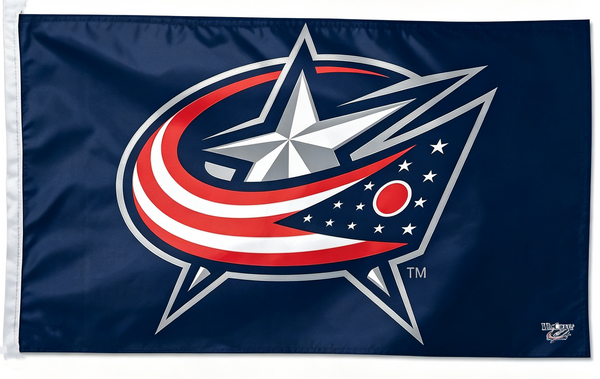 NHL Columbus Blue Jackets Flag-3x5FT Blue Jackets Banner-100% polyester 1 sided-2sided
