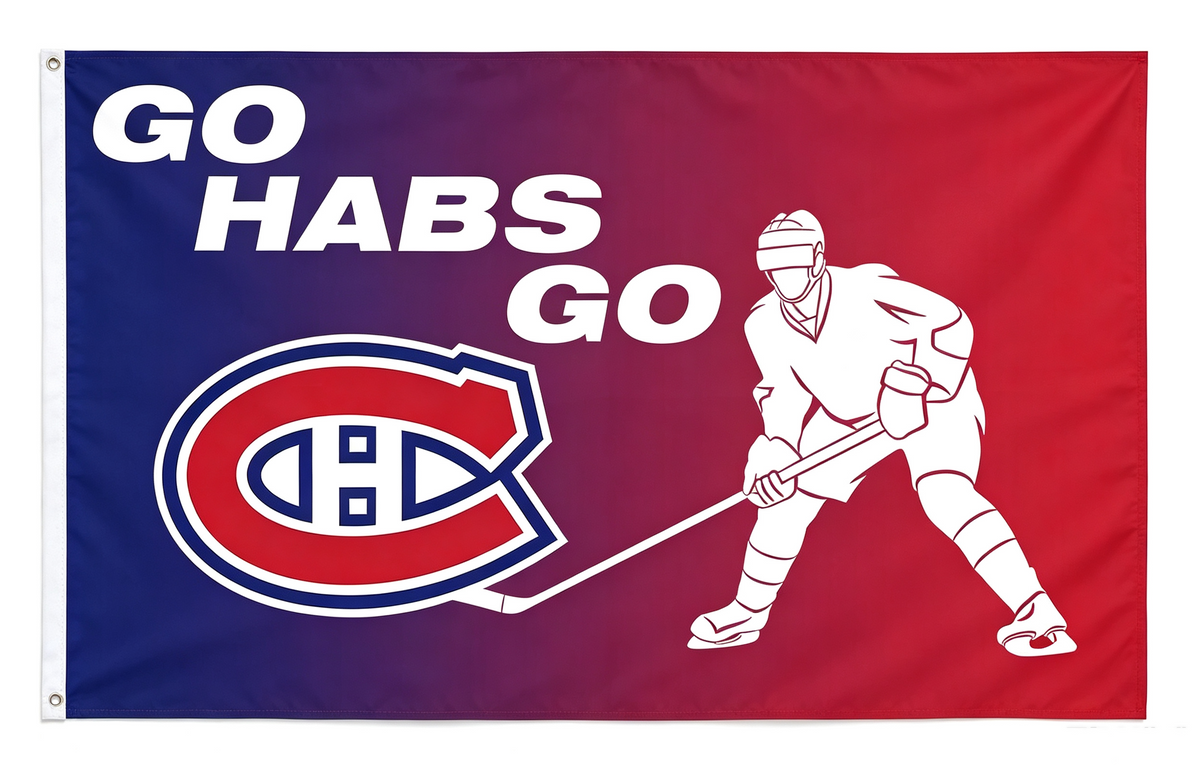 NHL Montreal Canadiens Flag-3x5FT Montreal Canadiens Hockey Banner-100% polyester