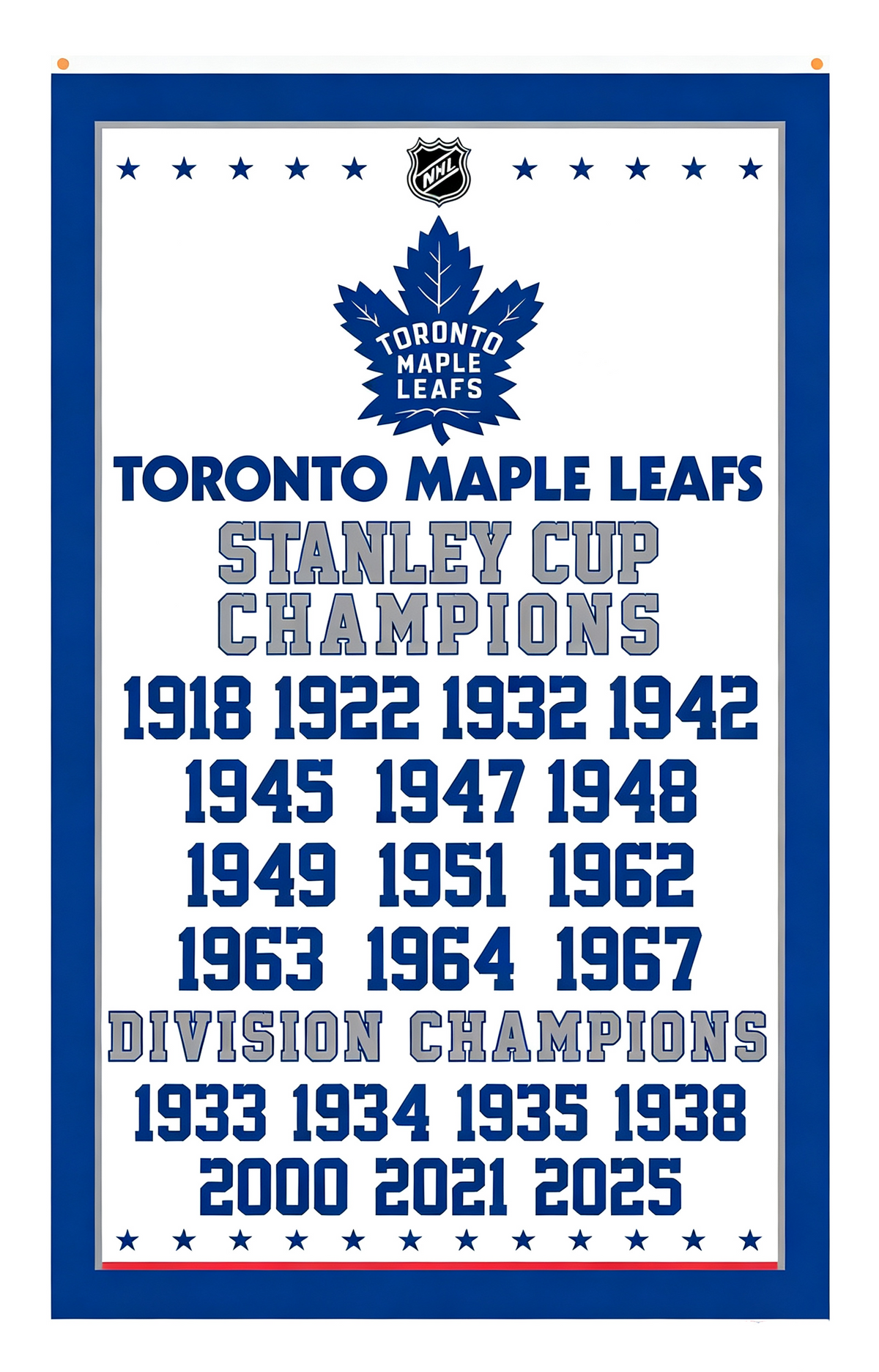 NHL Toronto Maple Leafs Flags-3x5FT Maple Leafs Banner-100% polyester