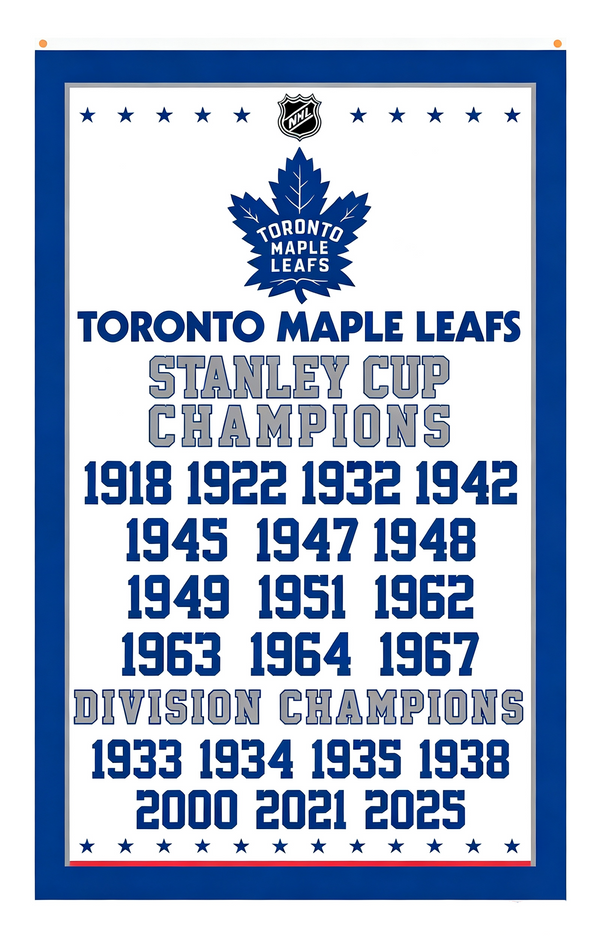 NHL Toronto Maple Leafs Flags-3x5FT Maple Leafs Banner-100% polyester