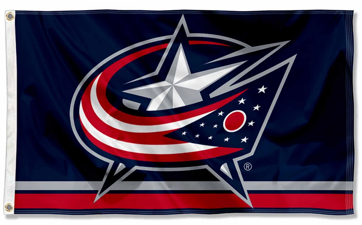NHL Columbus Blue Jackets Flag-3x5FT Blue Jackets Banner-100% polyester 1 sided-2sided