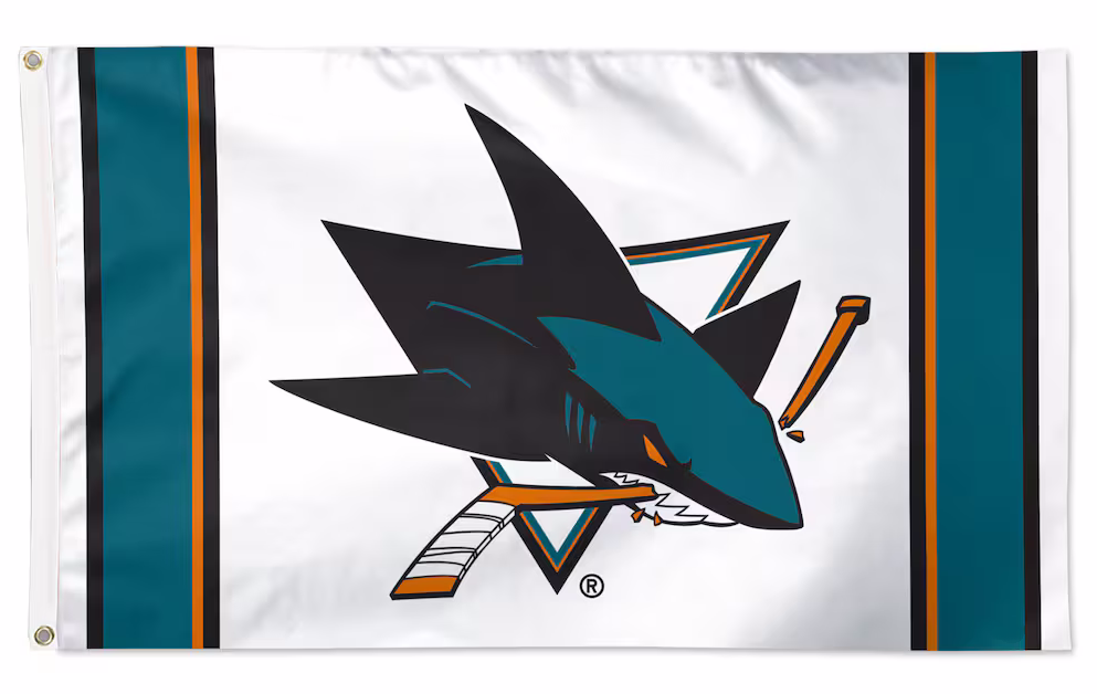 NHL San Jose Sharks Flag - 3x5FT San Jose Sharks Hockey Banner-100% polyester
