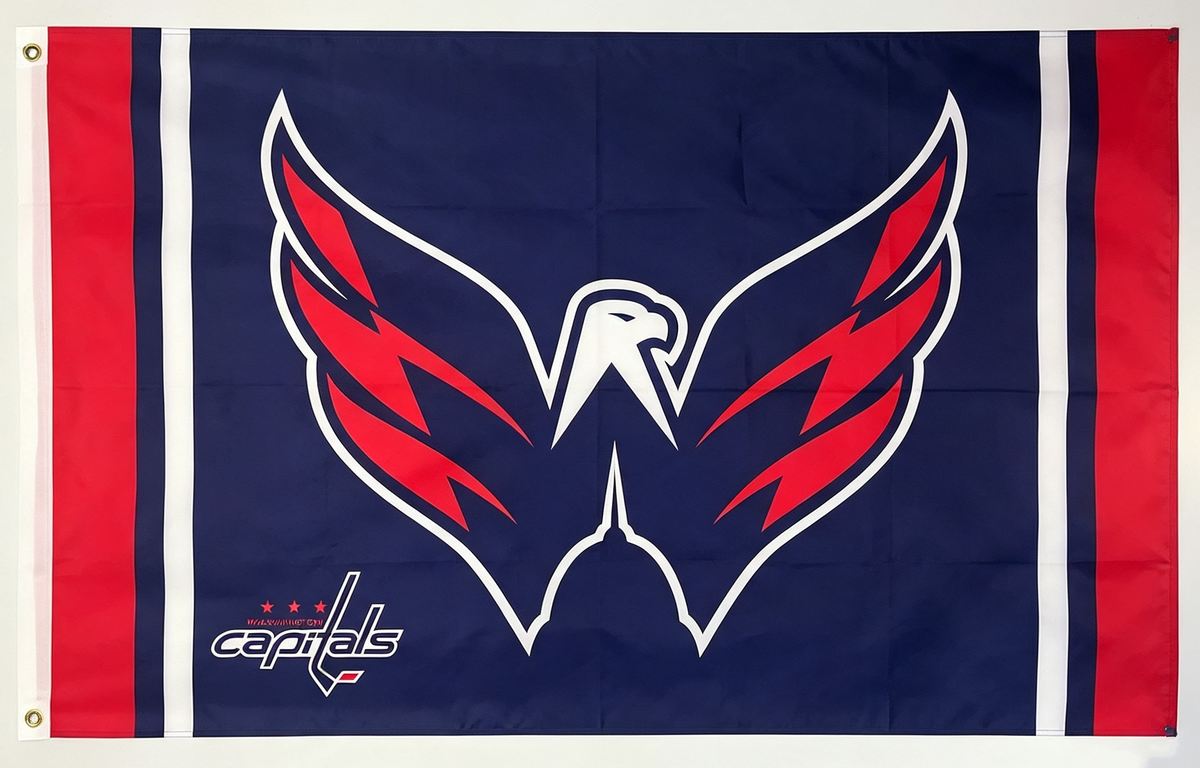 NHL Washington Capitals Flag-3x5FT Washington Capitals Banner-100% polyester