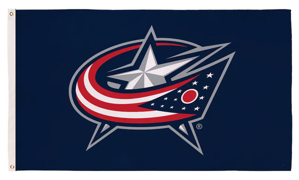 NHL Columbus Blue Jackets Flag-3x5FT Blue Jackets Banner-100% polyester 1 sided-2sided