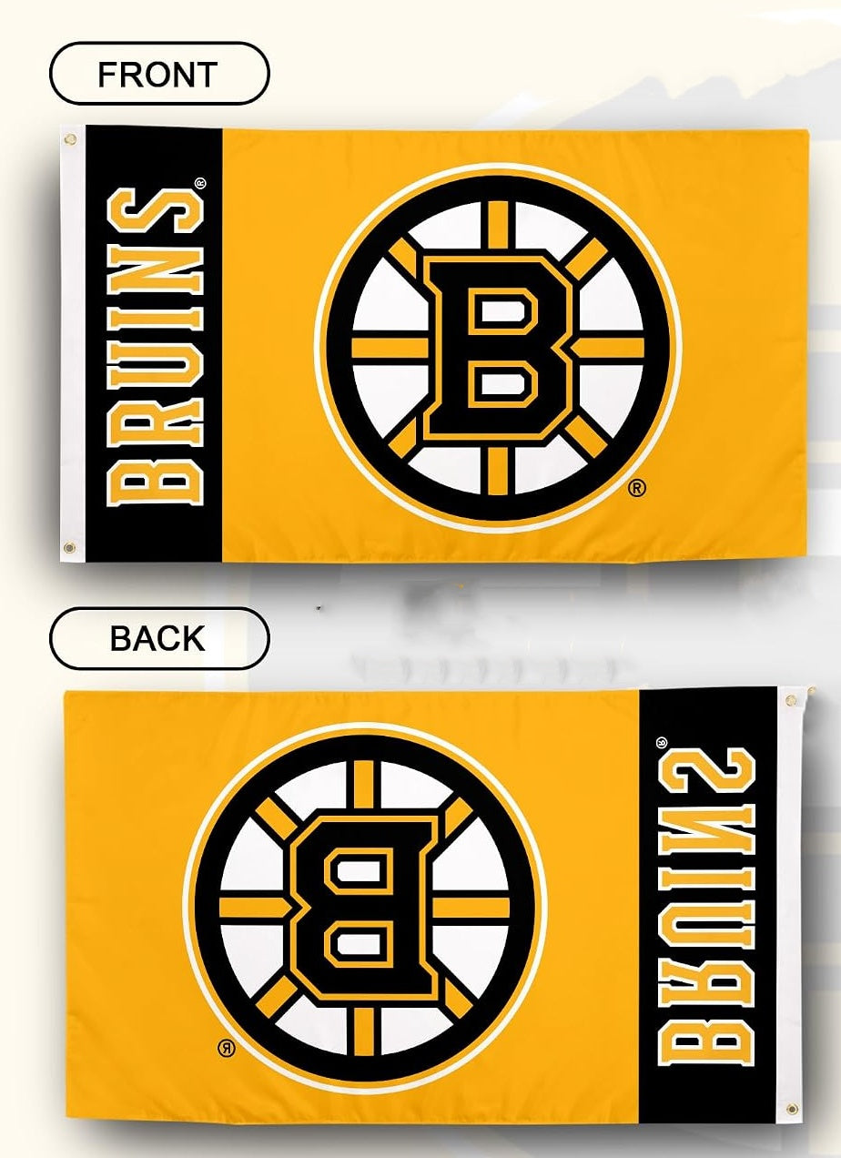 Boston Bruins Flag-3x5Ft  NHL Bruins Banner-100% polyester