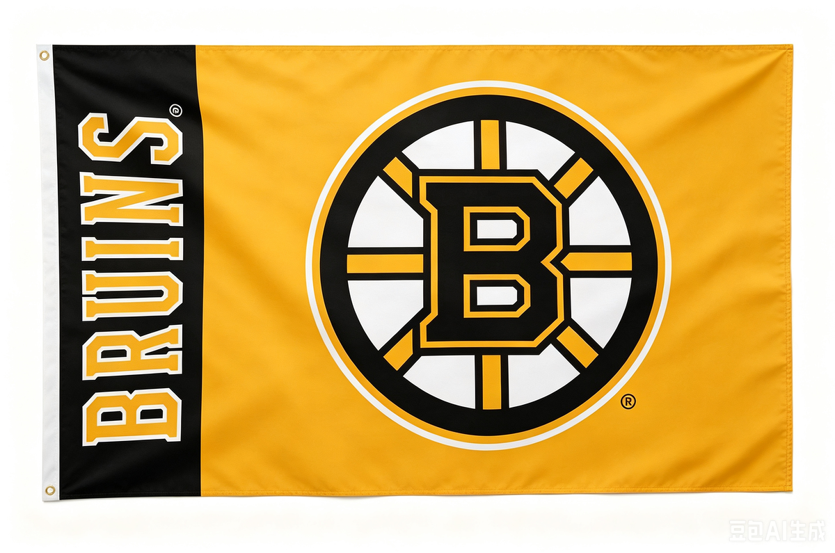 Boston Bruins Flag-3x5Ft  NHL Bruins Banner-100% polyester