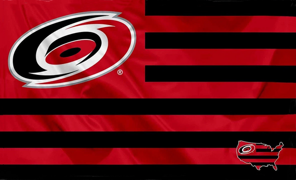 NHL Carolina Hurricanes Flag-3x5FT Banner-100% polyester-2 Metal Grommets