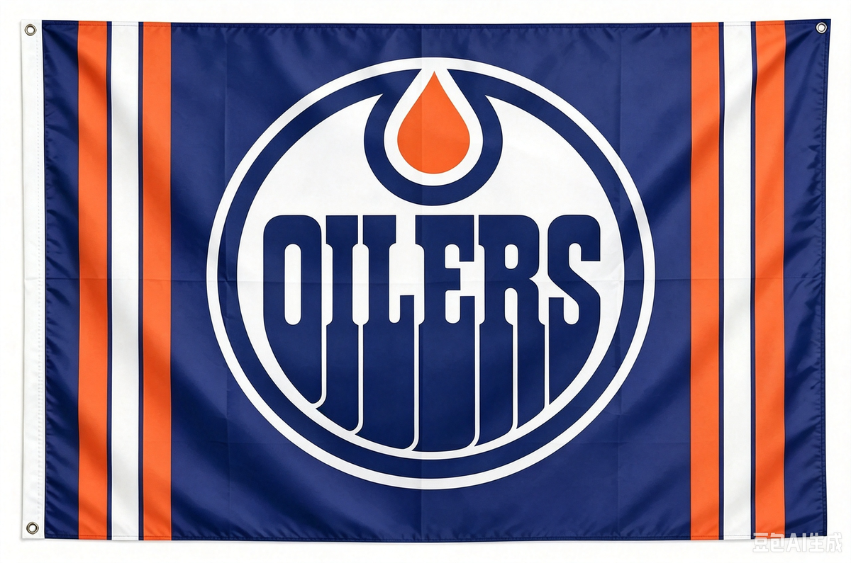 NHL Edmonton Oilers Flag-3x5FT Banner Of Edmonton Oilers -100% polyester