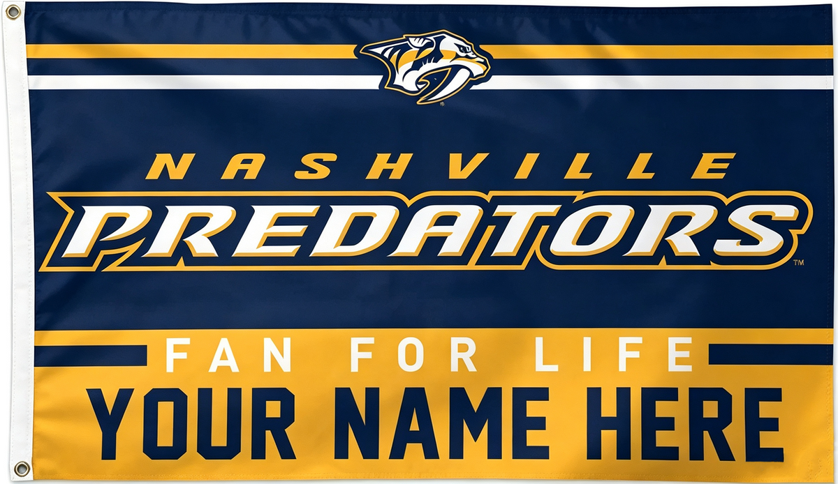 NHL Nashville Predators Flag-3x5FT Banners -100% polyester