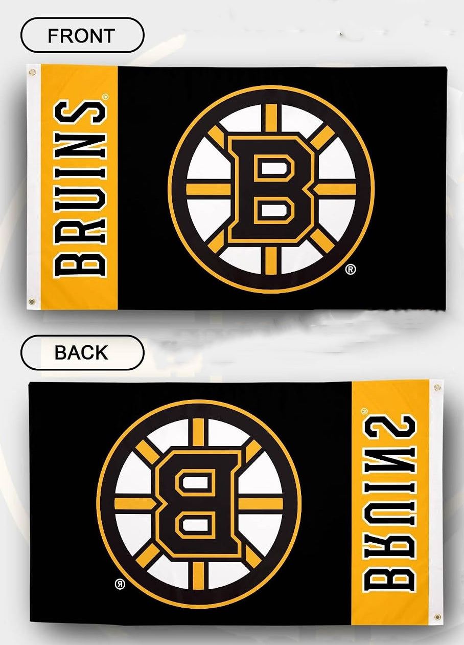 Boston Bruins Flag-3x5Ft  NHL Bruins Banner-100% polyester