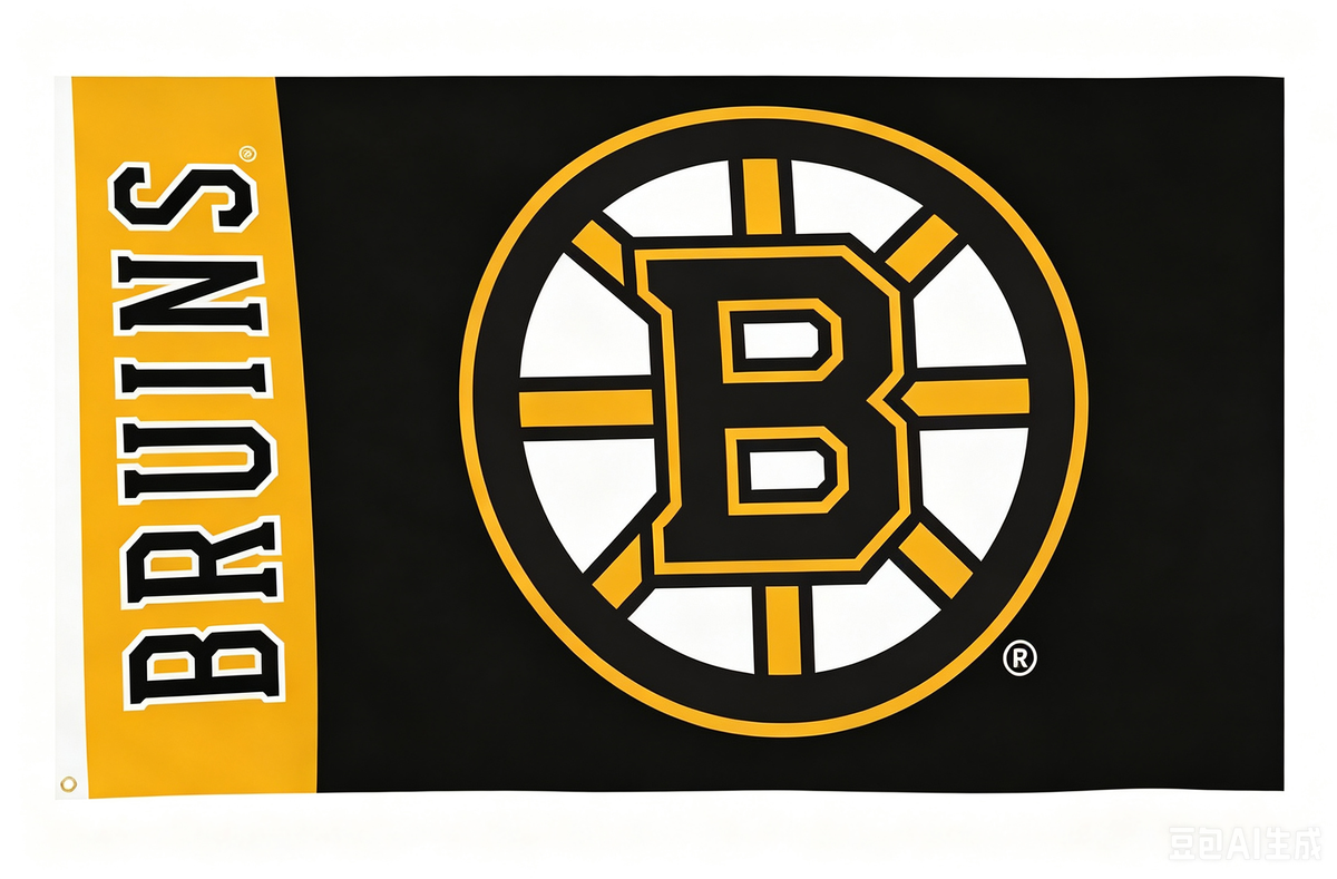 Boston Bruins Flag-3x5Ft  NHL Bruins Banner-100% polyester