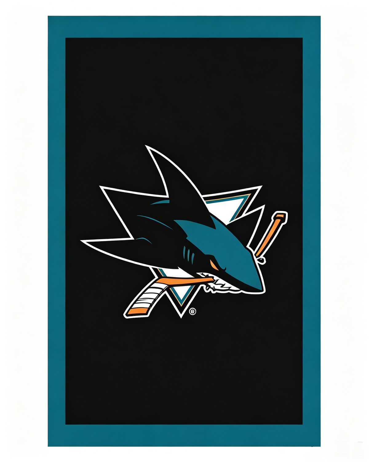 NHL San Jose Sharks Flag - 3x5FT San Jose Sharks Hockey Banner-100% polyester