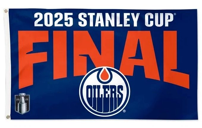 NHL Edmonton Oilers Flag-3x5FT Banner Of Edmonton Oilers -100% polyester