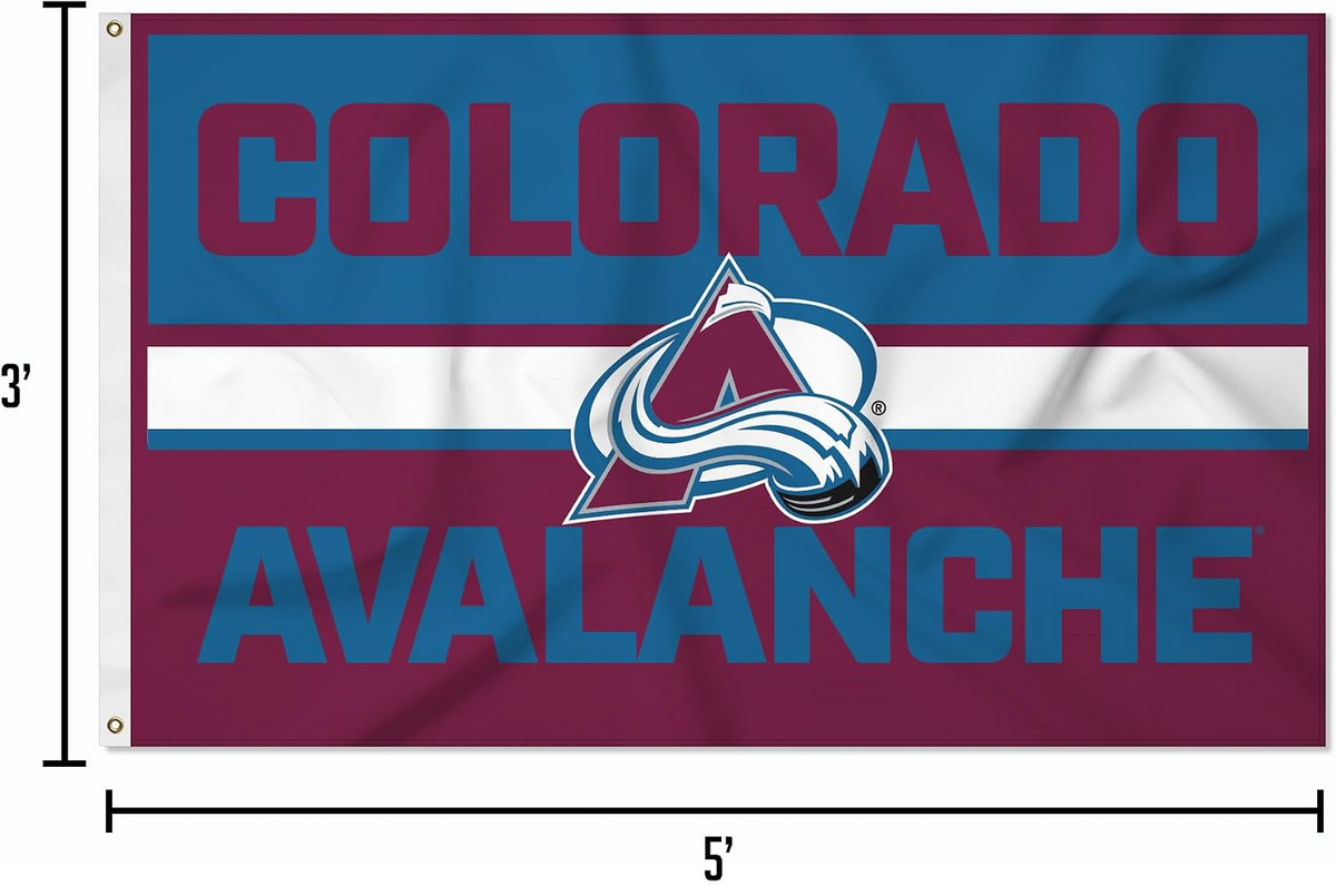 NHL Colorado Avalanche Flag-3x5FT Banner-100% polyester