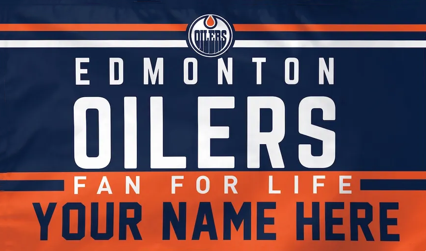 NHL Edmonton Oilers Flag-3x5FT Banner Of Edmonton Oilers -100% polyester