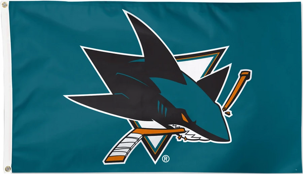 NHL San Jose Sharks Flag - 3x5FT San Jose Sharks Hockey Banner-100% polyester