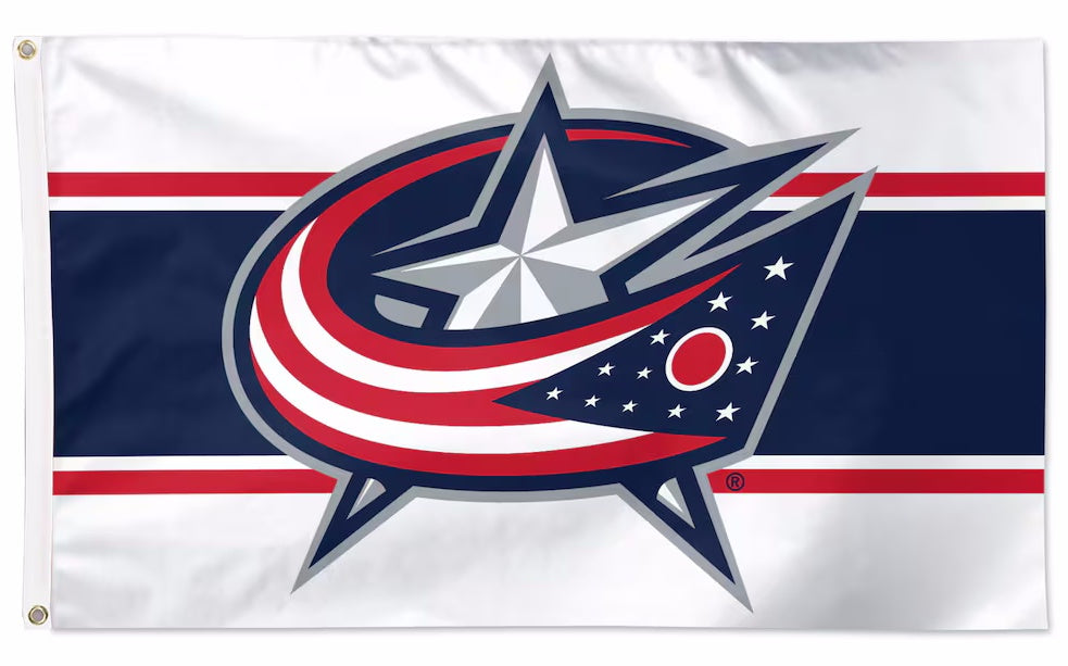 NHL Columbus Blue Jackets Flag-3x5FT Blue Jackets Banner-100% polyester 1 sided-2sided