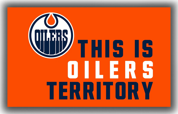 NHL Edmonton Oilers Flag-3x5FT Banner Of Edmonton Oilers -100% polyester