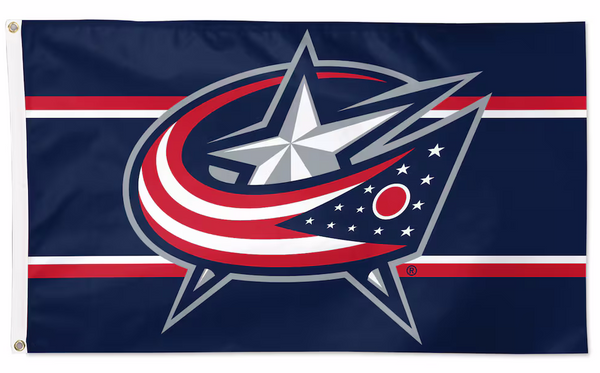 NHL Columbus Blue Jackets Flag-3x5FT Blue Jackets Banner-100% polyester 1 sided-2sided