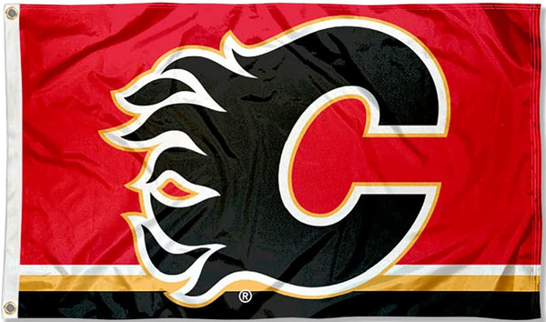 Calgary Flames Flag-3x5FT NHL Banner-100% polyester