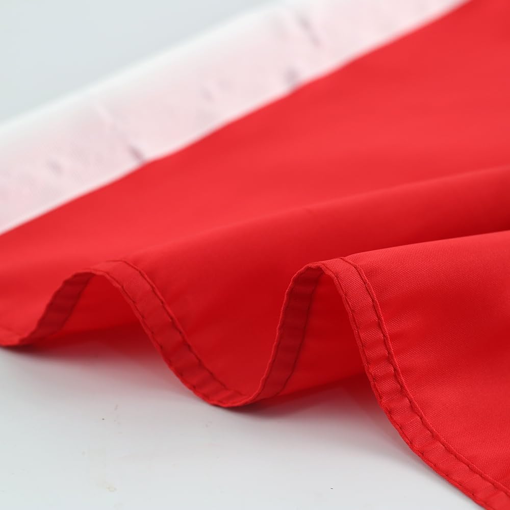 Moroccan flag Car Window Flag of Morocco 11X18 Inch(28x46cm) 100% Polyester, Strong White Flagpole