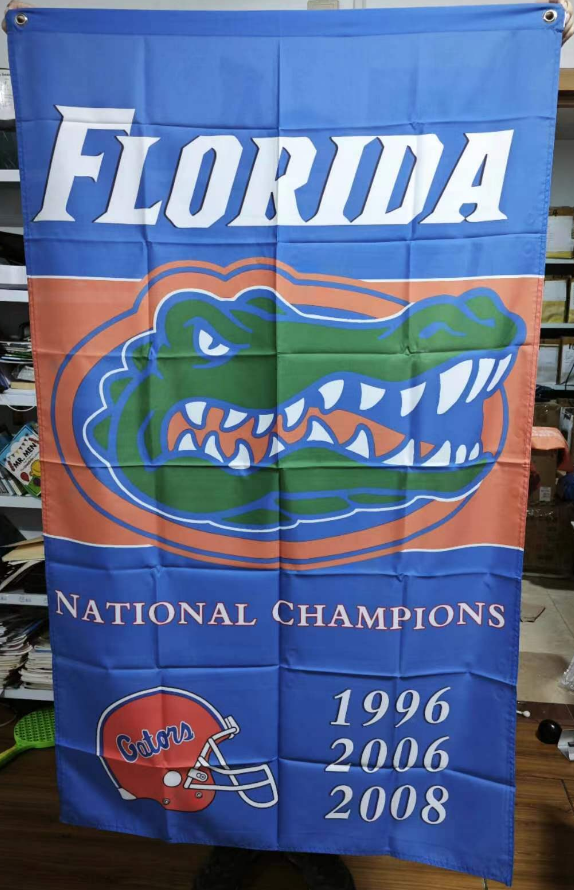 Florida Gators flag , NCAA University of Florida Flags 100% Polyester 3x5ft 90x150cm exhibit and sell banner