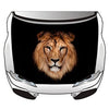 Black Lion Car Hood Cover Flag , Engine Banner Flag Black Lion Logo,3.3X5ft,100% Polyester Elastic Fabrics Can be Washed