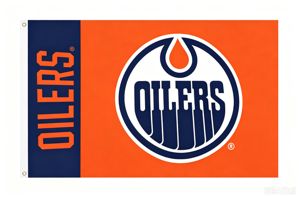 NHL Edmonton Oilers Flag-3x5FT Banner-100% polyester