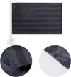 US Black flag Car Window Flag of American 11X18 Inch(28x46cm) 100% Polyester, Strong White Flagpole