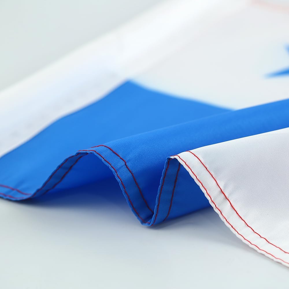 Panama Flag Car Window Flag of Panama 11X18Inch(28x46cm) 100% Polyester, Strong White Flagpole