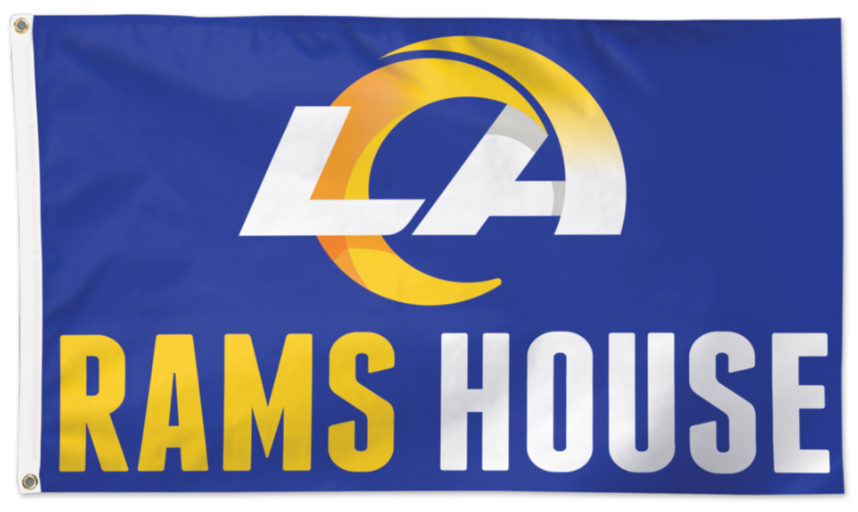 Los Angeles Rams Flag 3' x 5' -Single-Sided flag and Double sided Flag 90x150cm