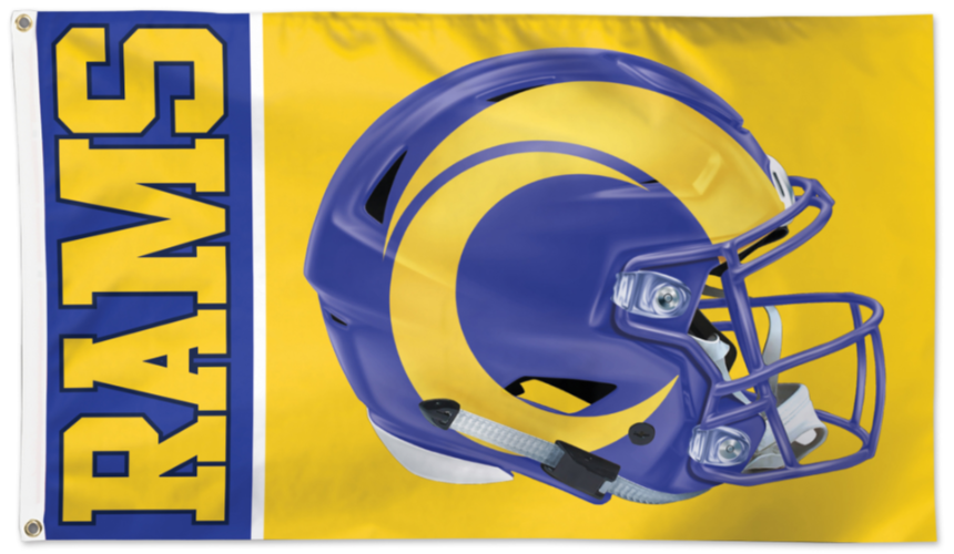 Los Angeles Rams Flag 3' x 5' -Single-Sided flag and Double sided Flag 90x150cm
