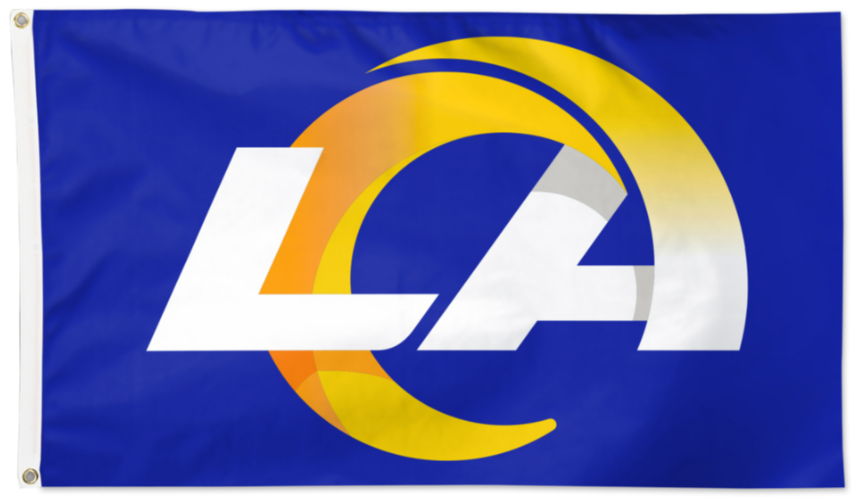 Los Angeles Rams Flag 3' x 5' -Single-Sided flag and Double sided Flag 90x150cm