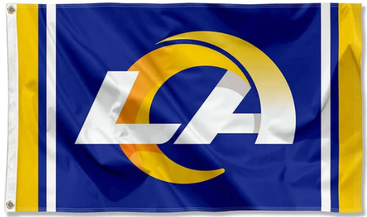Los Angeles Rams Flag 3' x 5' -Single-Sided flag and Double sided Flag 90x150cm
