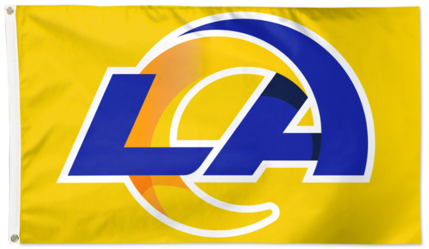 Los Angeles Rams Flag 3' x 5' -Single-Sided flag and Double sided Flag 90x150cm