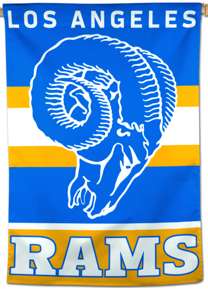 Los Angeles Rams Flag 12'' x 18'' Garden Flag Vertical -Double-sided