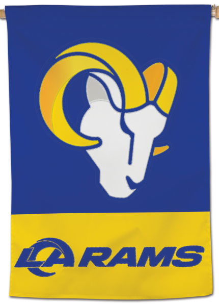 Los Angeles Rams Flag 12'' x 18'' Garden Flag Vertical -Double-sided