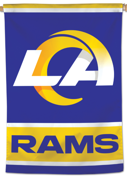 Los Angeles Rams Flag 12'' x 18'' Garden Flag Vertical -Double-sided
