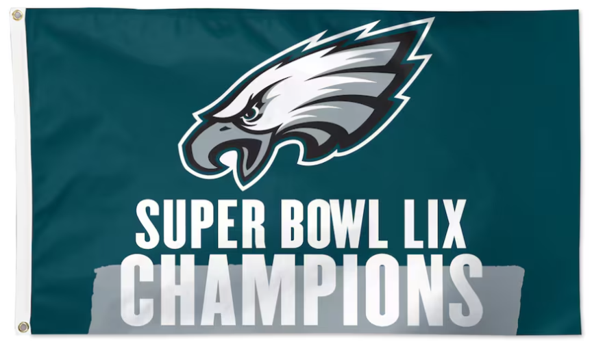 Philadelphia Eagles Flag-3x5FT new NFL Philadelphia Eagles Flag Banner-100% polyester-Strips & Stars-gloves